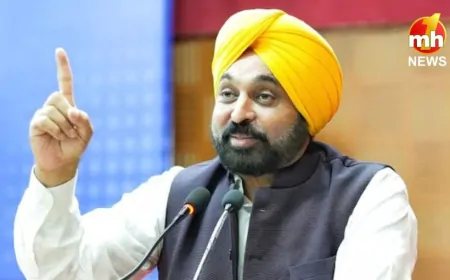 Punjab : CM मान ने PM मोदी के सामने हलवारा एयरपोर्ट का नाम बदलने  की रखी मांग, जानें किस नाम का दिया सुझाव