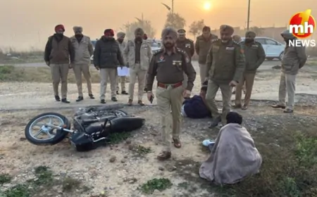 Punjab : नकोदर में पुलिस मुठभेड़, गैंग के नाम पर रंगदारी मांगने वाले दो आरोपी गिरफ्तार