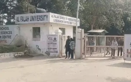 Delhi Blast केस में क्राइम ब्रांच की बड़ी कार्रवाई, अल-फलाह यूनिवर्सिटी के चेयरमैन गिरफ्तार