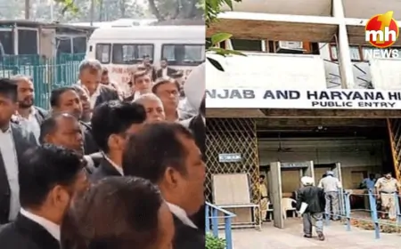 Chandigarh : जिला कोर्ट में 2 दिन की हड़ताल पर वकील, ठप पड़े सारे काम-काज…