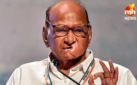 बुखार की शिकायत के बाद शरद पवार की बिगड़ी तबियत, पुणे के अस्पताल में हुए भर्ती