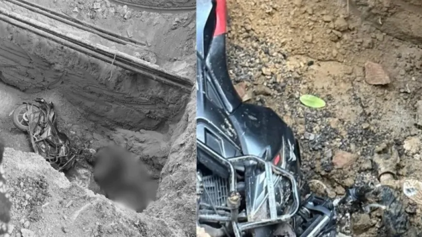 Delhi : खुले गड्ढे में गिरने से युवक की मौत, रातभर खोजते रहे परिजन, सुबह बरामद हुआ शव
