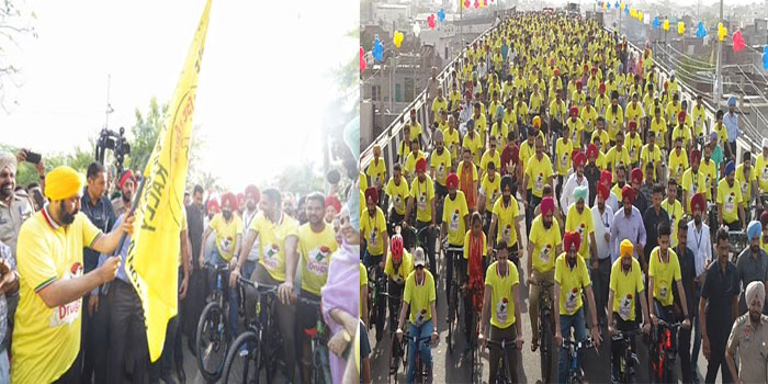 Cycle Rally In Sangrur