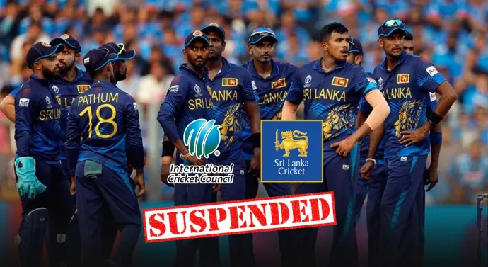 आईसीसी ने सरकारी हस्तक्षेप के कारण श्रीलंका क्रिकेट को किया निलंबित, टी-20 विश्व कप से बाहर होने का मंडराया खतरा