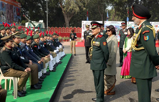 दिल्ली में सीडीएस जनरल चौहान ने एनसीसी गणतंत्र दिवस शिविर का किया दौरा