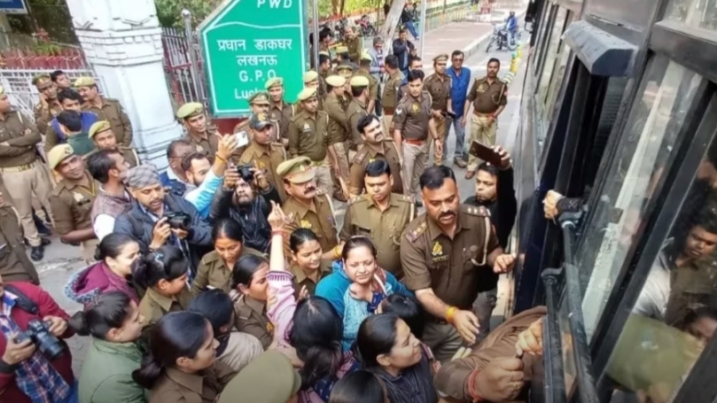 लखनऊ में AAP के नेता गिरफ्तार, इस वजह से पुलिस को करनी पड़ी कार्रवाई
