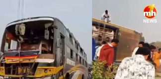 लखनऊ में पलटी यात्रियों से भरी डबल डेकर बस, 5 लोगों की मौत, 16 घायल Lucknow Accident
