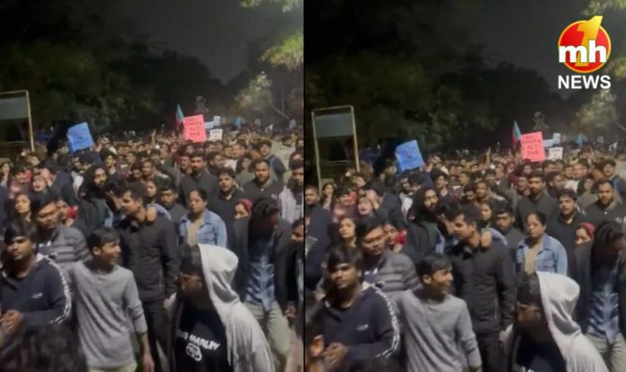 JNU midnight Uproar