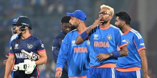 इशान- पंड्या के तूफान में उड़ी नामीबिया, वरुण चक्रवर्ती की फिरकी की बदौलत भारत ने 93 रन से रौंदा