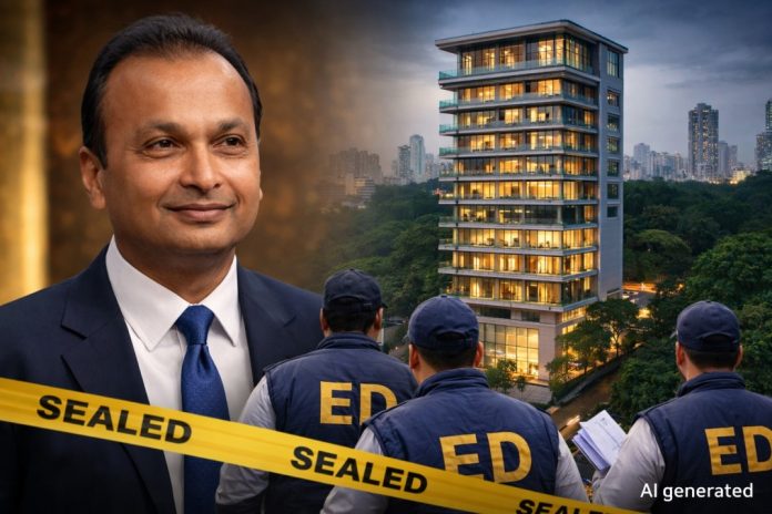 अनिल अंबानी की 17 मंजिला प्रॉपर्टी अटैच अनिल अंबानी की 17 मंजिला प्रॉपर्टी अटैच