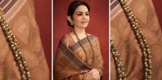 राम नाम में रंगी नीता अंबानी की साड़ी, 2 साल में तैयार हुई अनोखी कारीगरी Nita Ambani