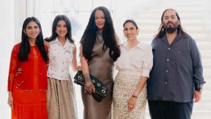 Rihanna Enjoys Special Lunch Ambani Family