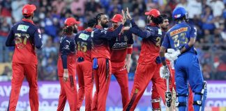 240 रन ठोककर RCB ने मुंबई को दी करारी शिकस्त, रदरफोर्ड की शानदार पारी गई बेकार, लगातार तीसरी बार हारी MI