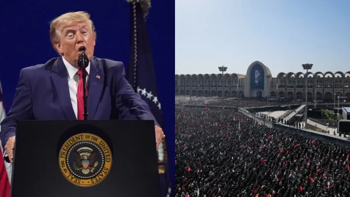 Donald Trump on Ali Khamenei Funeral