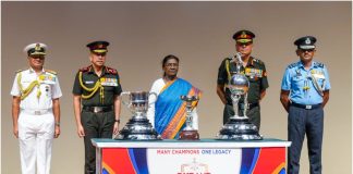 डूरंड कप 2026 का हुआ आगाज, राष्ट्रपति द्रौपदी मुर्मू ने ऐतिहासिक ट्रॉफी टूर का किया अनावरण Durand Cup 2026