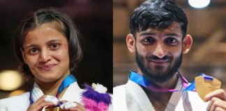 CWG में गोल्ड जीतने वाले अस्मिता और हर्ष लौटे भारत, दिल्ली में हुआ जोरदार स्वागत, दोनों ने जूडो में जीता था स्वर्ण पदक