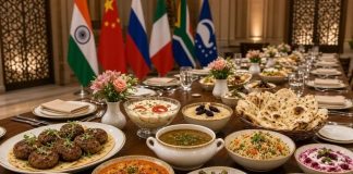 BRICS Summit 2026 के गाला डिनर में छाया देसी स्वाद का जलवा, विदेशी मेहमानों के लिए परोसा गया शुद्ध शाकाहारी मेन्यू BRICS Summit
