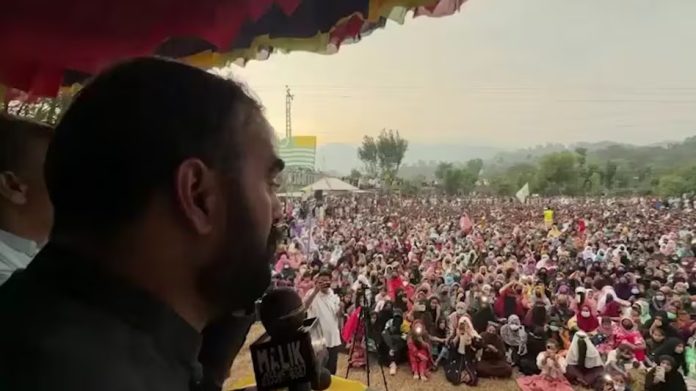 PoK Massive protest