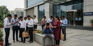 Samsung India में कर्मचारियों पर छंटनी की मार, नौकरी से निकाले गए 100 लोग Samsung India