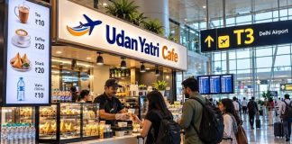 Delhi Airport पर यात्रियों की बल्ले-बल्ले ! ₹10 में चाय-पानी, ₹20 में कॉफी, खुला बेहद सस्ता UDAN कैफे Delhi Airport